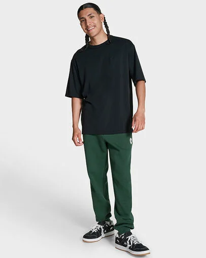 CONS Embroidered Loose Fit T-Shirt Black, Front View