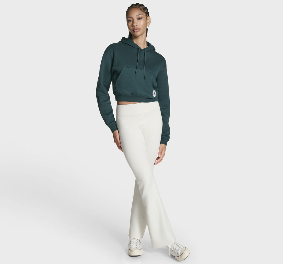 Chuck Taylor All Star Cropped Hoodie Jaded Teal