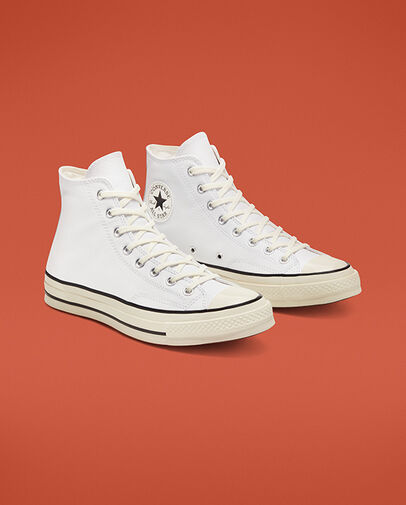 Seasonal Color Leather Chuck 70 White/Black/Egret
