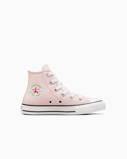 Chuck Taylor All Star Embroidered Mushroom Blush Hush Pink /Firestormed/White, Outer Side View