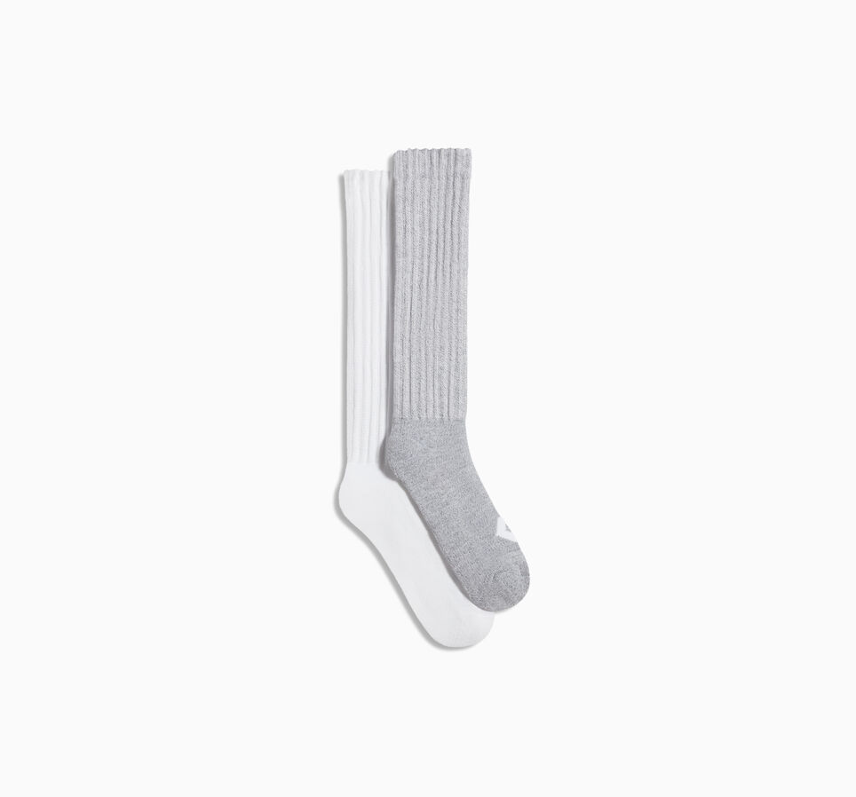 2-Pack Slouchy Socks Neutral