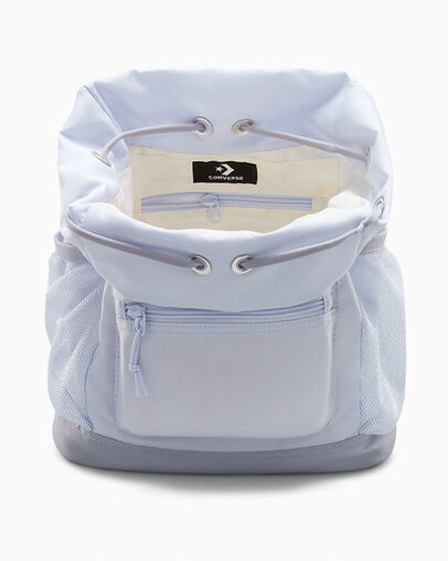 Go Lo Cinched Bucket Bag Blueberry Ice, Detail View