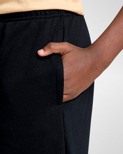 Embroidered Chuck Taylor Patch French Terry Shorts Black