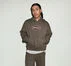 Converse Garage Full-Zip Fleece Hoodie Truffle