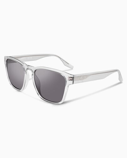 Fluidity Square Sunglasses Crystal Clear, Front View