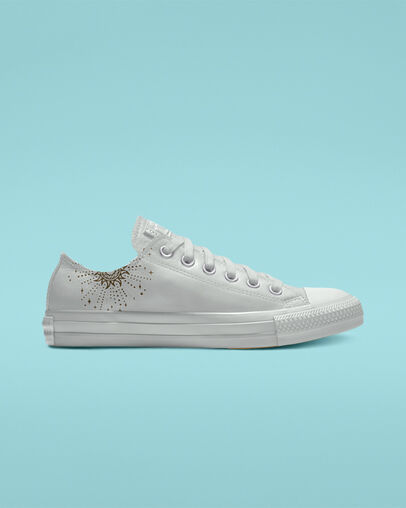 Custom Chuck Taylor All Star Leather Low Top white