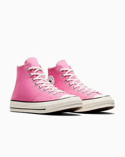 Chuck 70 Canvas Pink/Egret/Black, Top and Side View