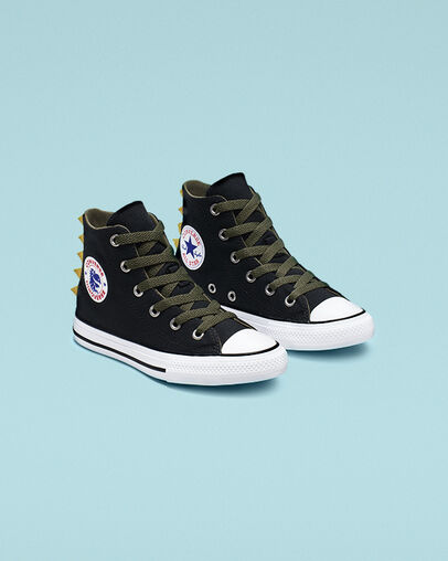 Chuck Taylor All Star Dino Spikes High Top Black/Field Surplus/White