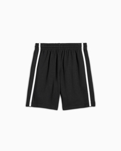 Retro Stripe Shorts Black, Back View