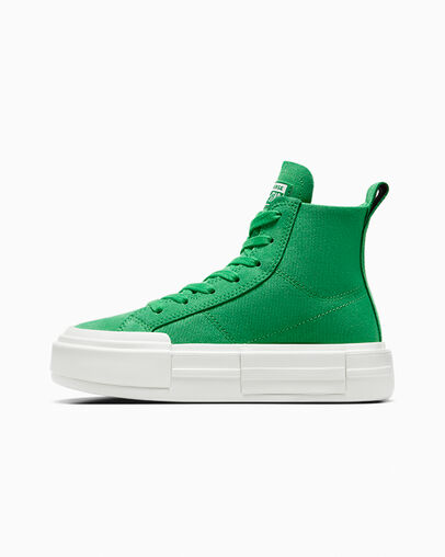 Converse Cruise Canvas & Suede Green/Green/Vintage White, Inner Side View