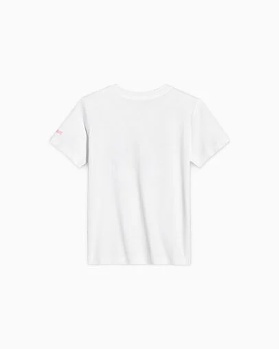 Boxy T-Shirt White, Back View