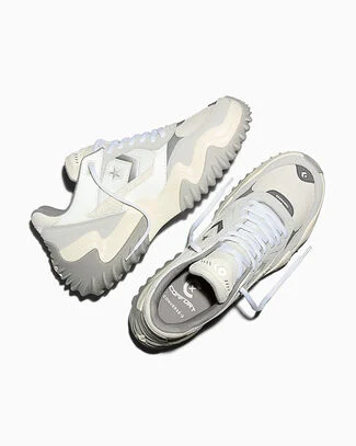 Converse Wave Motion Trainer Vintage White/Egret/Classic Grey, Outer Side View