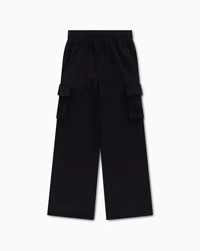 Chuck Taylor Patch French Terry Cargo Pants Black, Back View