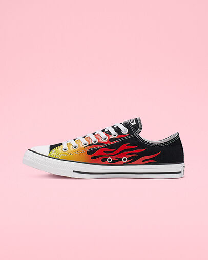 Archive Print Chuck Taylor All Star Black/Enamel Red/Fresh Yellow