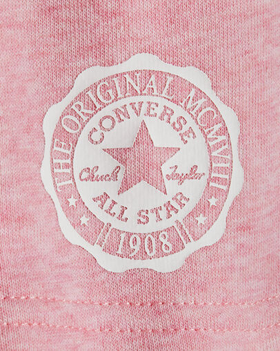 Pintuck Shorts Lt Jellyfish Jitter Heather, Full Body View