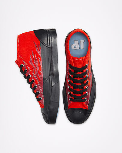 Converse x A$AP NAST Jack Purcell Chukka Archive Flame Cherry Tomato/Black/Black