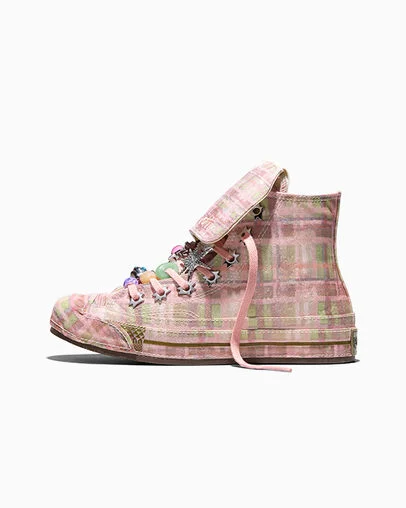 Converse x Collina Strada Chuck 70 Mellow Rose/Fir Green/Spinach, Inner Side View