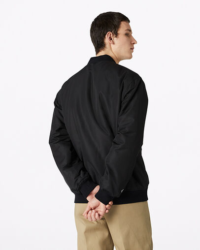 Converse Utility Bomber Jacket Converse Black, Back View