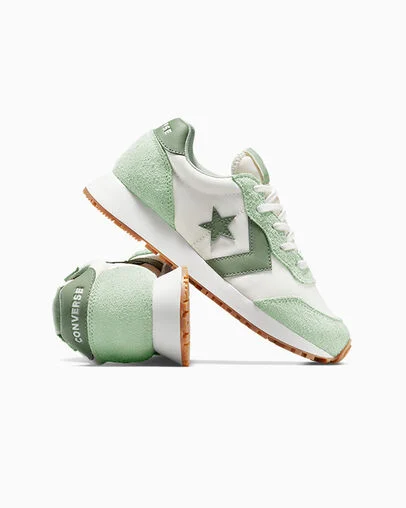 Converse Omega Trainer Pastel Surplus Mint/Egret, Detail Angle View
