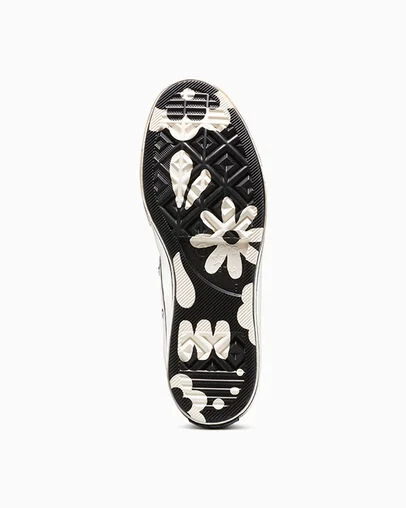 Chuck 70 Day Of The Dead Egret/Papyrus/Black, Outsole View