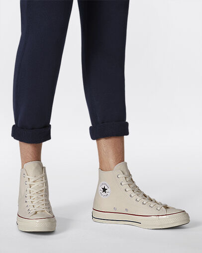 Chuck 70 High Top Parchment/Garnet/Egret