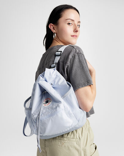 Go Lo Cinched Bucket Bag Blueberry Ice