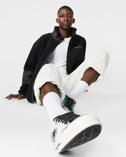 Polar Fleece Sherpa Converse Black