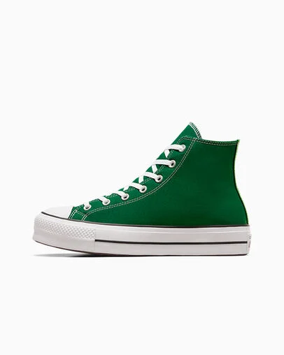 Chuck Taylor All Star Lift Platform Midnight Clover/White/Black, Inner Side View