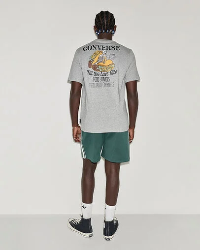 Converse Tacos T-Shirt Vintage Grey Heather