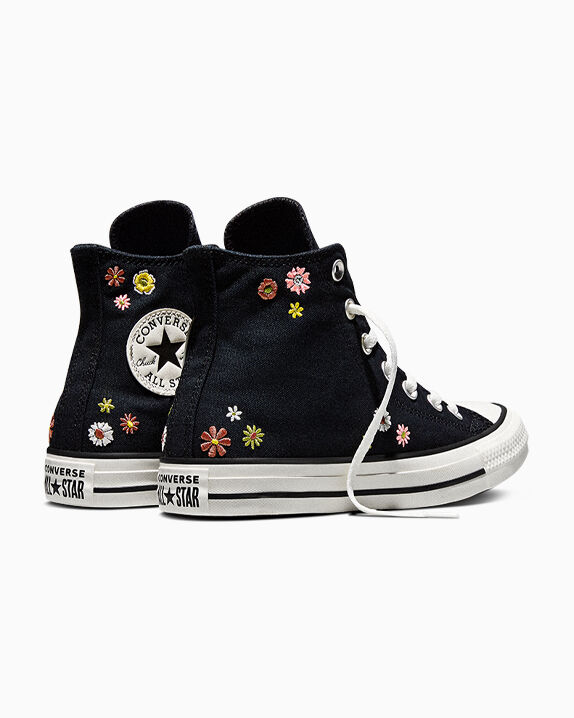 Chuck Taylor All Star Embroidered Florals Women's High Top Shoe