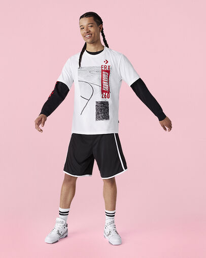 ERX Court Short Sleeve White