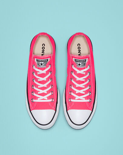Chuck Taylor All Star Clean Platform Low Top Racer Pink/White/Black