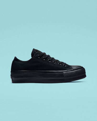 Chuck Taylor All Star Platform Low Top Black/Black/Black