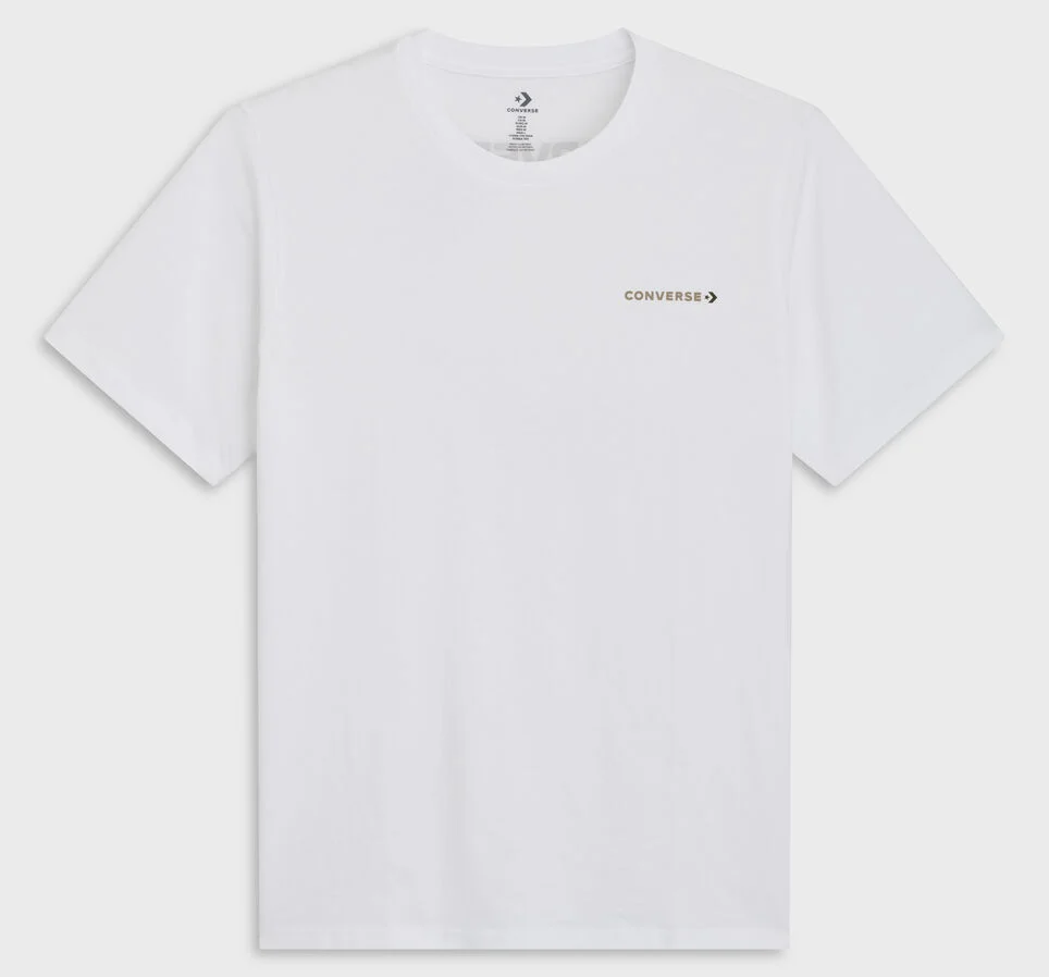 Timeless Boxed Chevron T-Shirt White 10A