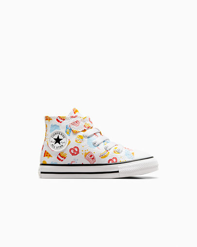 Chuck Taylor All Star Easy On Snacks White/Amarillo/Black, Outer Side View