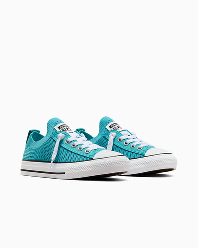 Chuck Taylor All Star Knit Easy-On Ocean Drip/White/Black, Top and Side View