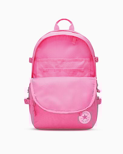 Straight Edge Backpack Oops Pink, Back View