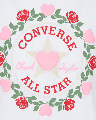 Love Me Lots T-Shirt White, Full Body View