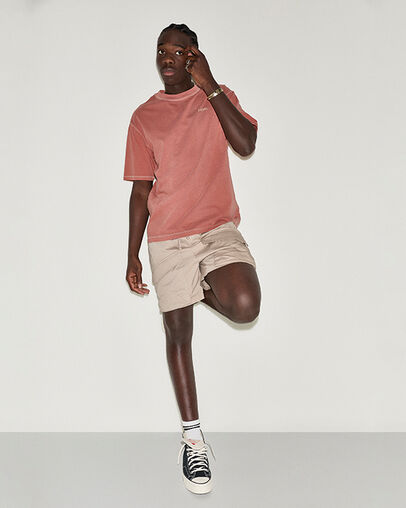 CONS Embroidered T-Shirt Burn Out, Full Body View