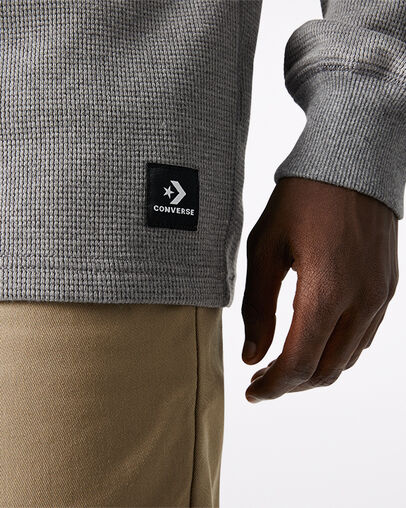 Thermal Waffle Crew Mason Heather