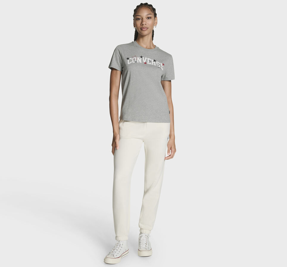 Stars T-Shirt Vintage Grey Heather