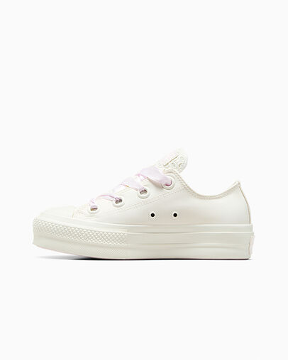 Chuck Taylor All Star Lift Matte Satin Egret/Lilac Daze/Egret, Inner Side View