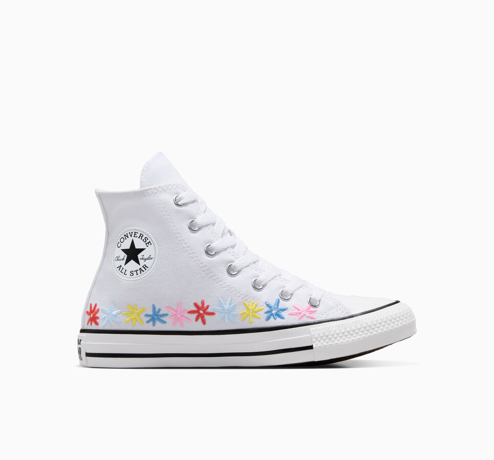 Chuck Taylor All Star Floral White/Oops Pink/True Sky