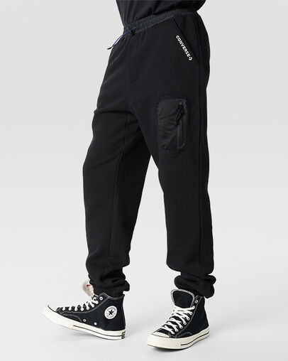 Mixed Media Joggers Converse Black