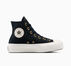 Chuck Taylor All Star Lift Platform Cosmic Embroidery Black/Egret/Gold