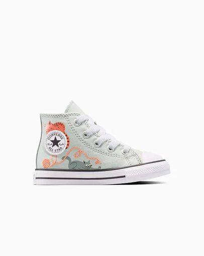 Chuck Taylor All Star Cat & Yarn Rainwashed Grey/Blackwhite, Outer Side View