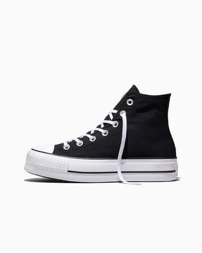 Chuck Taylor All Star Lift Platform Canvas Black/White/White, Inner Side View