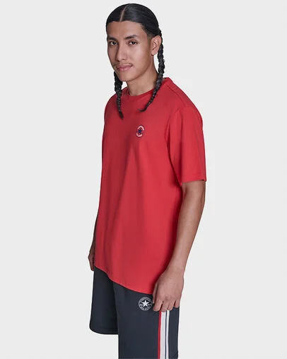 Chuck Taylor All Star Patch T-Shirt Red, Back View