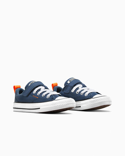 Chuck Taylor All Star Malden Street Easy On Navy/Pale Magma/White, Top and Side View