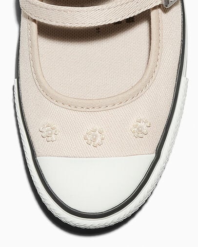 Chuck Taylor All Star Dainty Mary Jane Beads Classic Ecru/Egret/Black
